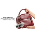 thumbnail image 2 of Milue Chapstick Pouch Keychain Transparent PVC Fashion Lipstick Holder for Outdoor, 2 of 12