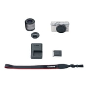 Canon EOS M100 Mirrorless Digital Camera with 15-45mm Lens (White)
