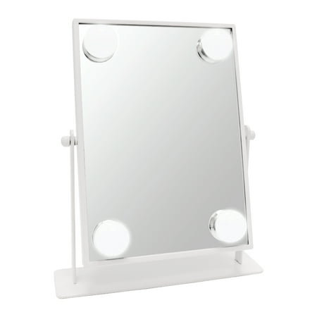 Danielle Creations Slim L.E.D. Lighted Vanity Makeup Mirror, White