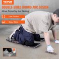 thumbnail image 2 of VEVOR Concrete Knee Boards Stainless Steel, 28'' x 8'' Concrete Sliders, Knee Boards For Concrete, Concrete Knee Pads Pair Moving Sliders, with Board Straps for Cement and Concrete Finishing, 2 of 8