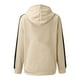 thumbnail image 3 of Gibobby Sudadera de mujer, Sudadera con Capucha y Cierre Completa Chamarra de Calentamiento o Pista para Mujer(Beige,M), 3 of 4