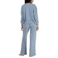 thumbnail image 5 of Honeydew Women's 2-Pc. Long-Sleeve Waffle-Knit Lounge Set - Stormy, Size X-Small, 5 of 5
