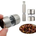 thumbnail image 4 of Stainless Steel Thumb Push Salt Pepper Spice Sauce Mill Sticka3d81212, 4 of 8