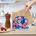 thumbnail image 2 of Yayeee Napkin Holder for Table Set of 2 Kitchen Paper Tissue Organization, Pink Flowers Pattern, 2 of 8