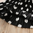 thumbnail image 4 of Amidoa Girls Shorts Casual Summer Elastic Waist Ruffle Soft Shorts for Kids Black Size 3T, 4 of 7