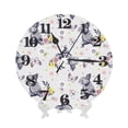 thumbnail image 7 of Kdxio Clock number Print Wall Clock,10 Inch Battery Operated Wall Clocks,Silent Non Ticking Small Analog Clock for Living Room,Office,Home,Bedroom,Kitchen,Bathroom, 7 of 7