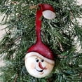 thumbnail image 1 of Adorno navideño de Papá Noel con tenedor rizado, adorno navideño pintado con cuchara de Papá Noel rizado, adornos navideños divertidos, adornos divertidos de Papá Noel con tenedor rizado para árbol de, 1 of 7