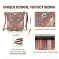 thumbnail image 2 of Signare Tapestry Small Crossbody Bag Sling Bag for Women with Flower and Bird William Morris Strawberry Thief Red Design (SLING -STRD), 2 of 4
