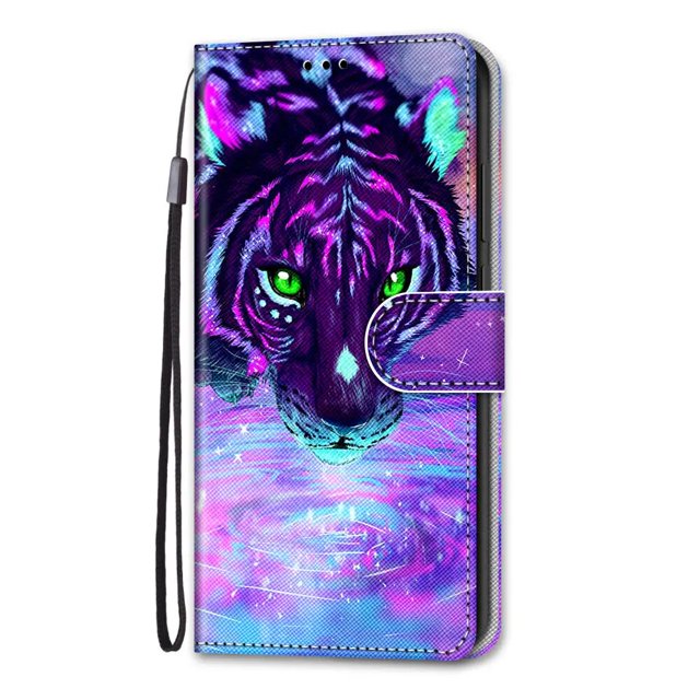 Funda de cuero para Samsung Galaxy A23, A73, M23, M33, M53, 5G, S22 Plus, gato, perro, Animal, flor