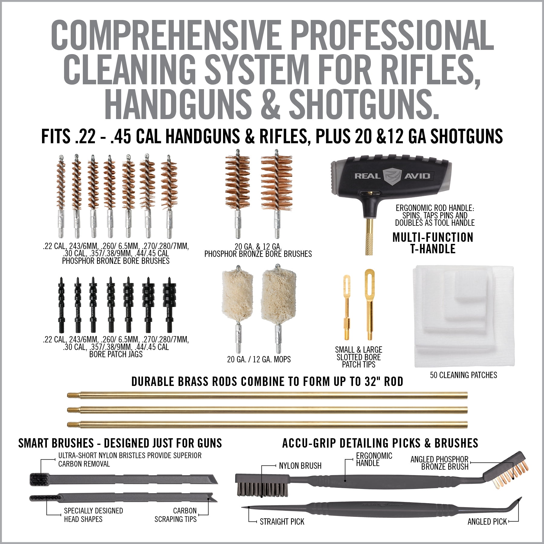 Real Avid Master Cleaning Station- Universal Gun Professional Cleaning System