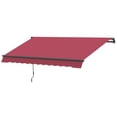 thumbnail image 2 of Patio Awning Canopy Retractable Deck Door Outdoor Sun Shade Shelter, 2 of 6