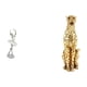 thumbnail image 1 of Figura De Bailarina, Adorno De Escritorio, Escultura Artística Moderna Y Creativa De Una Bailarina, Y Escultura De Guepardo Dorado, Pieza Central Decorativa Para La Mesa De La Oficina O El, 1 of 8