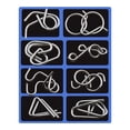 thumbnail image 1 of Metal Puzzles Solving,3D Metal Puzzles Brain Teasers,Metals Brain Teaser Puzzle ,Physics Mechanical Set,Wire Puzzle Mind Challenge Games,Fidget Toys, 1 of 8