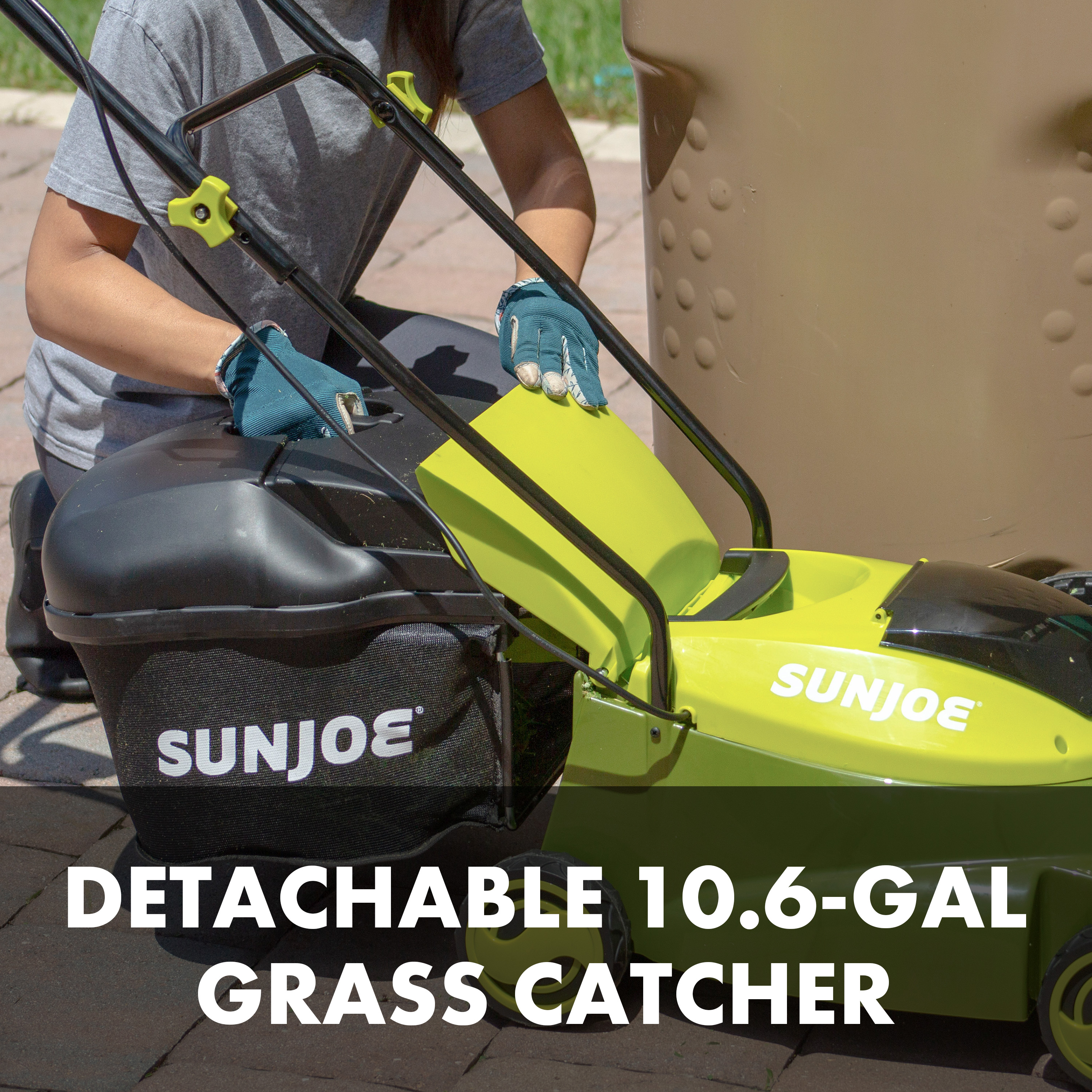 Sun Joe 28V Cordless 14" Brushless Push Lawn Mower, 3-Position, 4.0-Ah - image 7 of 14