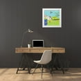 thumbnail image 3 of Zarris, Chariklia 20x20 White Modern Wood Framed Museum Art Print Titled - Far and Away II, 3 of 4