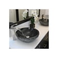 thumbnail image 5 of Absolute Black Granite Vessel Sink and ECLIPSE Faucet Set in Gun Metal, 5 of 5
