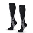 thumbnail image 2 of LOVEVER Compression Socks for Woman & Man Unisex 20-30mmHg Knee high Plus Size Wide Calves for Flying Running, 2 of 6