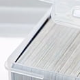 thumbnail image 4 of Card Storage Box with 7 Removable Divider, Card Deck Storage Box with Dividers Clear Compartment Organizer Portable Storage with Cover for Easy Access and Visibility, 4 of 7