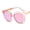 Transparent powder, variant on Vintage Unisex Sunglasses Non Polarized Lenses Plastic Frame Bright Black Gray New UV Protection Women And Men