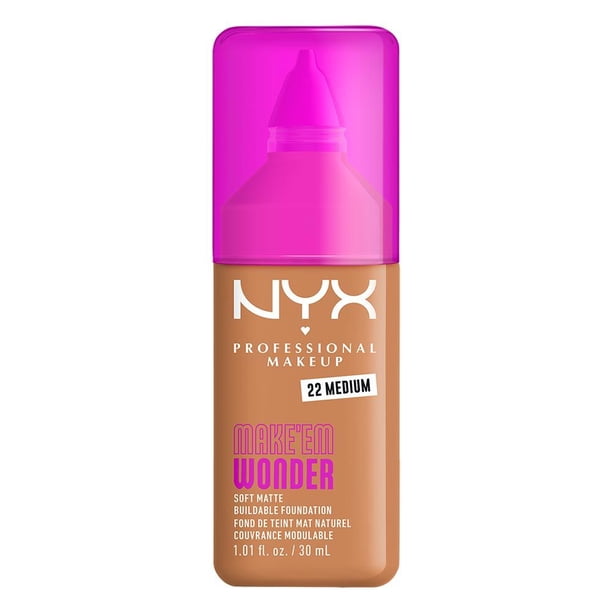 Base de Maquillaje Nyx Professional Make Up Make em Wonder Medium 30ml