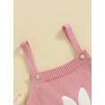 thumbnail image 6 of Arvbitana Infant Baby Boys Girls Sleeveless Sweater Romper Fuzzy Bunny Embroidery Square Neck Knit Tank Top Bodysuit 3M 6M 9M 12M 18M Newborn Cute Clothes for Easter, 6 of 9