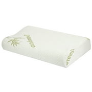 Bamboo Memory Foam Sleep Pillow, iMounTEK Contoured Cervical Orthopedic Pillow Neck Support Breath Pillow