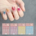 thumbnail image 2 of dianhelloya Nail Sticker Self Adhesive Strong Stickiness Vivid Color Non-fading Fingernail Adhesive Sticker Decor Nail Art Ornament L, 2 of 8