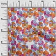 thumbnail image 2 of oneOone Cotton Poplin Orange Fabric Abstracts Craft Projects Decor Fabric Printed By The Yard 42 Inch Wide, 2 of 5