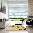 thumbnail image 6 of Ahgly Company Indoor Rectangle Abstract Cinnamon Brown Abstract Area Rugs, 8' x 12', 6 of 6