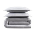 thumbnail image 2 of Serta Simply Clean Billy Grey Textured Stripe Comforter Set, King (3-Piece), 2 of 4