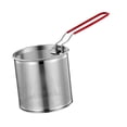 thumbnail image 2 of HLONK Friteuse en Acier Inoxydable Panier de Cuisine Multifonction avec Poignée pour Frites Spaghetti 12cm, 2 of 8