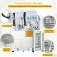 thumbnail image 4 of Commercial Slushie Machine, 2.1 Gal Margarita Machine 2 Tanks, Frozen Drinks Smoothie Machine Stainless Steel for Home Cafes Bars, 4 of 5