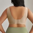 thumbnail image 4 of Plebaso Women's Wireless T Shirt Bras Seamless Full Coverage Bralettes Ladies Wide Strap Everyday Bras, 4 of 7