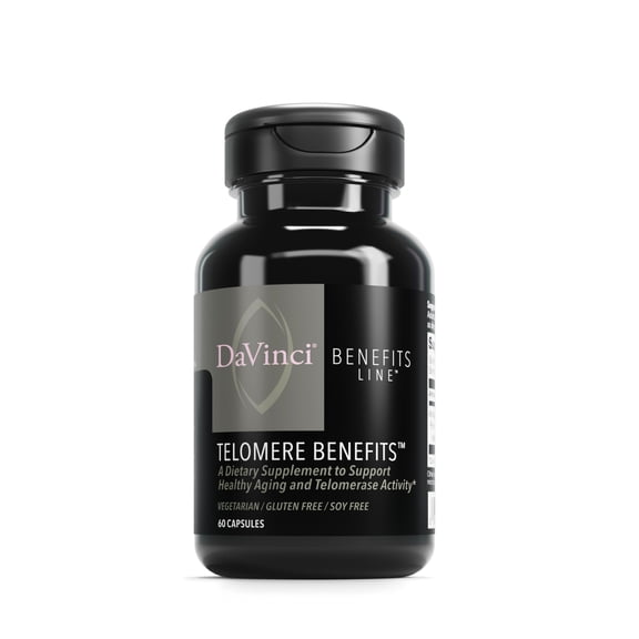 DaVinci Labs Telomere Benefits - Support Healthy Aging* - 60 Vegetable Capsules