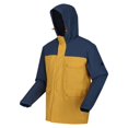 thumbnail image 4 of Regatta - Chaqueta Impermeable Baymoor para Hombre (Denim Oscuro, Paja Dorada), 4 of 5