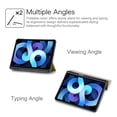 thumbnail image 4 of Allytech for iPad 10th Gen 2022 Case 10.9 inch, Bulit-in Pencil Holder Trifold Viewing & Typing Stand Case Hard PC and PU Leather Shockproof Smart Case for iPad 10.9" 2022, Green + Yellow, 4 of 5