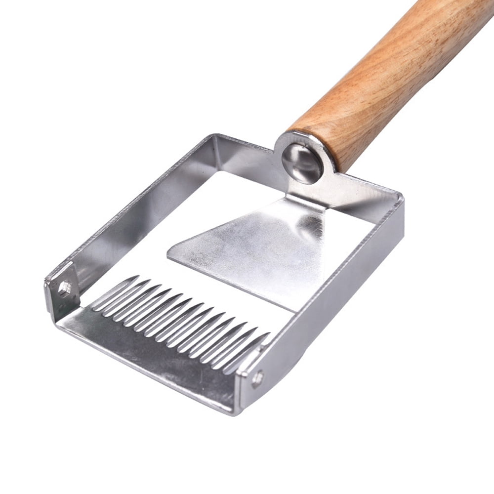 Uncapping Fork Apiculture Iron Honeycomb Honey Scraper Wooden Handle