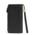 thumbnail image 3 of Women Wallet PU Leather Card Holder Wallet for Women with RFID Anti-Theft Protection, Luxury Clutch, Bill, Debit, Credit, and Checkbook Slots, Cute Designer Trifold, Black, 3 of 9