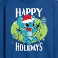 thumbnail image 3 of Lilo & Stitch - Happy Holidays - Men's Long Sleeve T-Shirt, 3 of 5