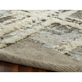 thumbnail image 2 of Kalaty Polaris Area Rug PO-016 Parchment/Greys Scratches Faded 7' 9" x 9' 9" Rectangle, 2 of 2
