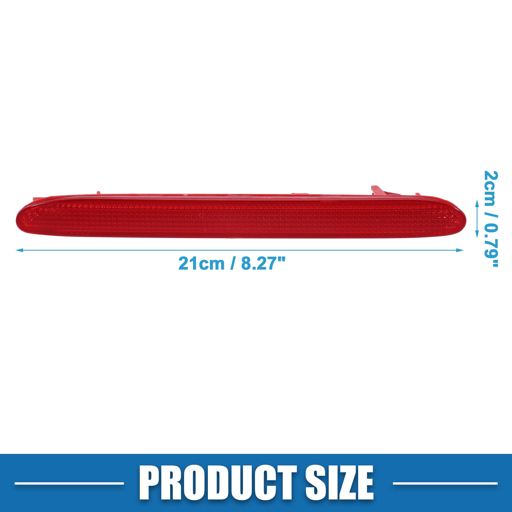 Unique Bargains Car Rear Bumper Reflector for Honda CR-V 2005-2006 Plastic Red