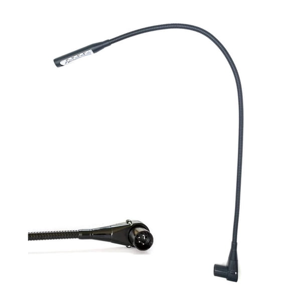 Lámpara LED tipo cuello de cisne JXRYWF, 24 pulgadas, 2 W, con XLR de 4 pines