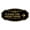 Black Gold, variant on Victorian Please Use Front Door (Right Arrow) Sign (Blue) - Small