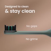 quip Ultra EasyClick Brush Pod Sonic Electric Toothbrush Heads, 2 Pack