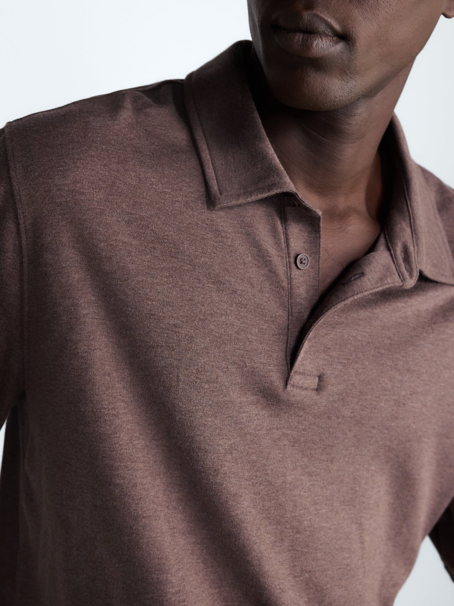 Free Assembly Mens Cotton Polo Shirt with Short Sleeves, Sizes XS-3XL