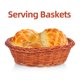 thumbnail image 3 of unbranded 10Ud Cesta Ovalada De Rattan Natural Para Y Con Apilable, 3 of 6