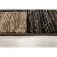 thumbnail image 3 of 3â€™ x 8â€™ Beige and Brown Geometric Runner Rug, 3 of 10