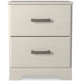 thumbnail image 3 of Signature Design by Ashley Casual Stelsie 2 Drawer Nightstand, White, 3 of 6