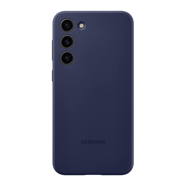 Funda de silicona para Samsung Galaxy S23, color azul marino