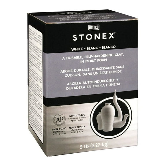 Amaco Stonex Self-Hardening Clay, 5 lbs.